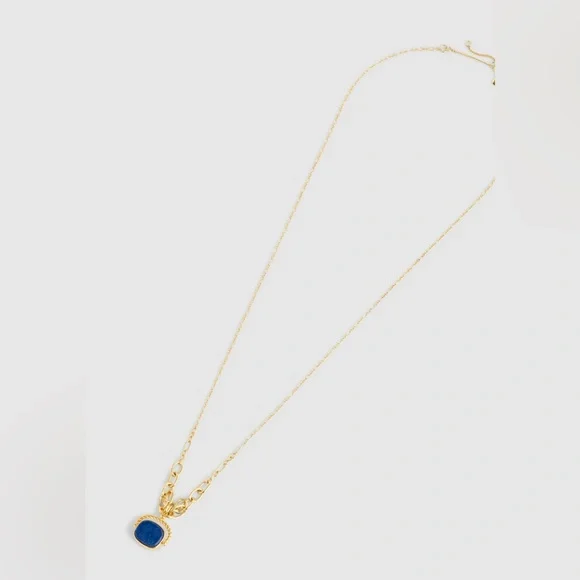 NWT MADEWELL Semiprecious Graduated Chain Necklace - Picture 3 of 8